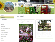 Tablet Screenshot of meyer-ferienhof.de